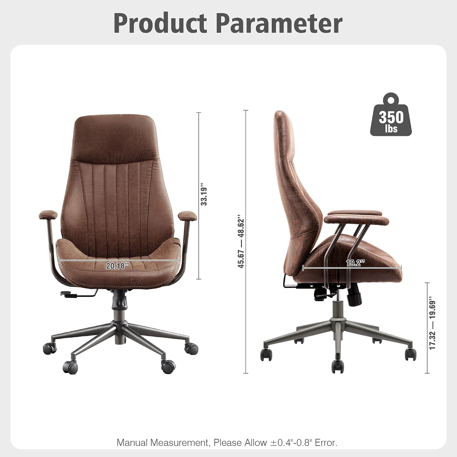 Mid-Century Modern High Back O - Task Chair Mid Back 评论和价格