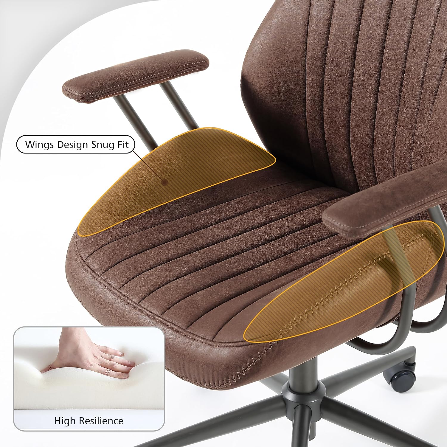 Mid-Century Modern High Back O - Task Chair Mid Back 评论和价格