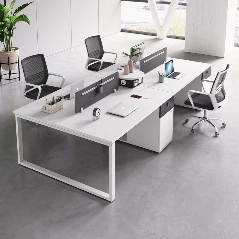 Four-person workplace staff de - Office Furniture Manufacturers 评论和价格