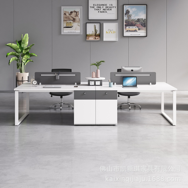 Four-person workplace staff de - Office Furniture Manufacturers 评论和价格