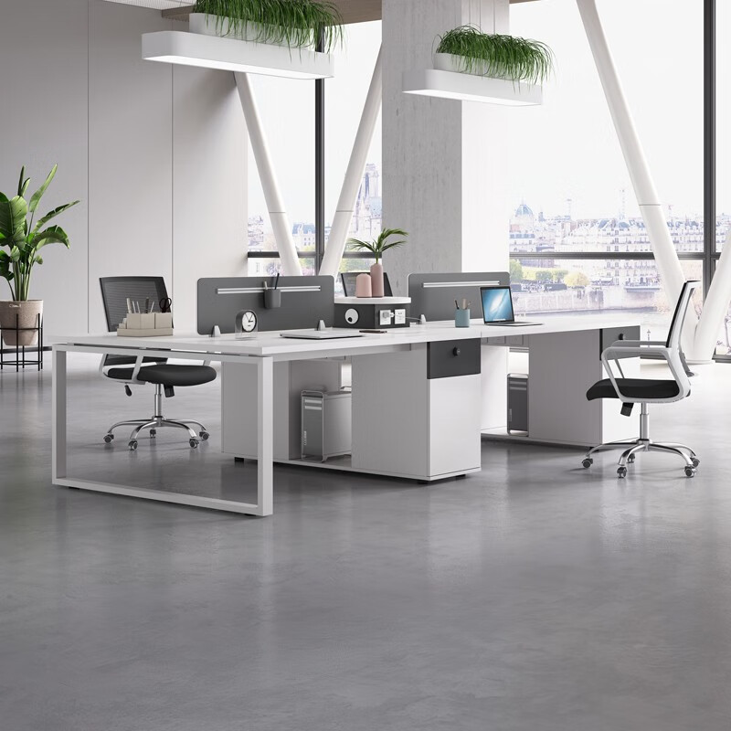 Four-person workplace staff de - Office Furniture Manufacturers 评论和价格