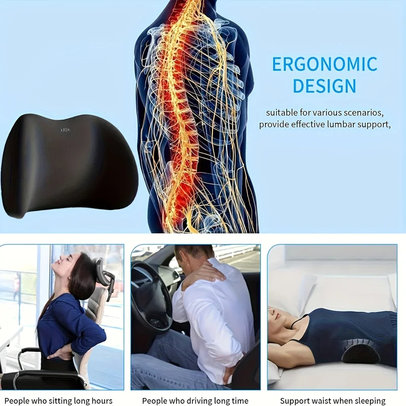 Office Lumbar Support Cushion, - Office Furniture Removal 评论和价格