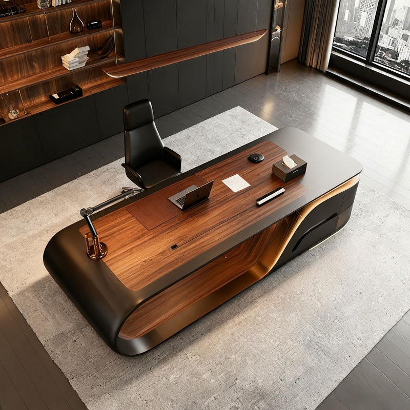 Luxury Modern L-Shaped Executi - Office Furniture Manufacturers 评论和价格