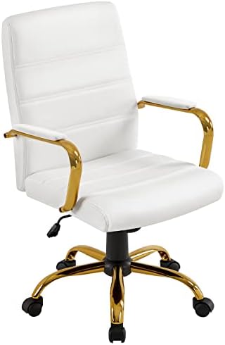 Mid-Back Office Chair PU Leath - Task Chair Mid Back 评论和价格