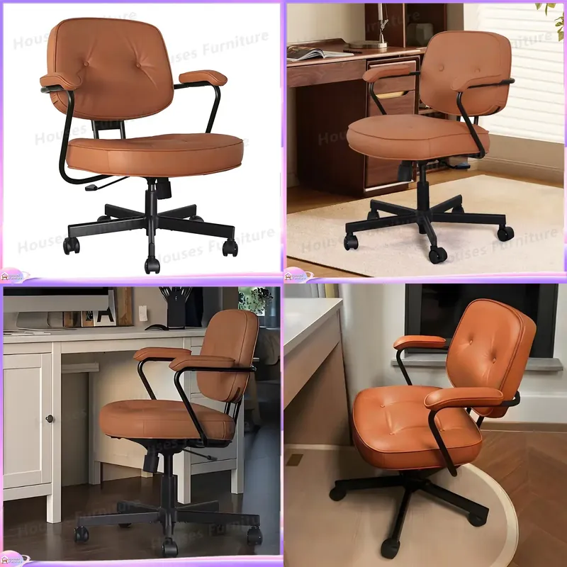 Modern Ergonomic Leather Offic - Task Chair Mid Back 评论和价格