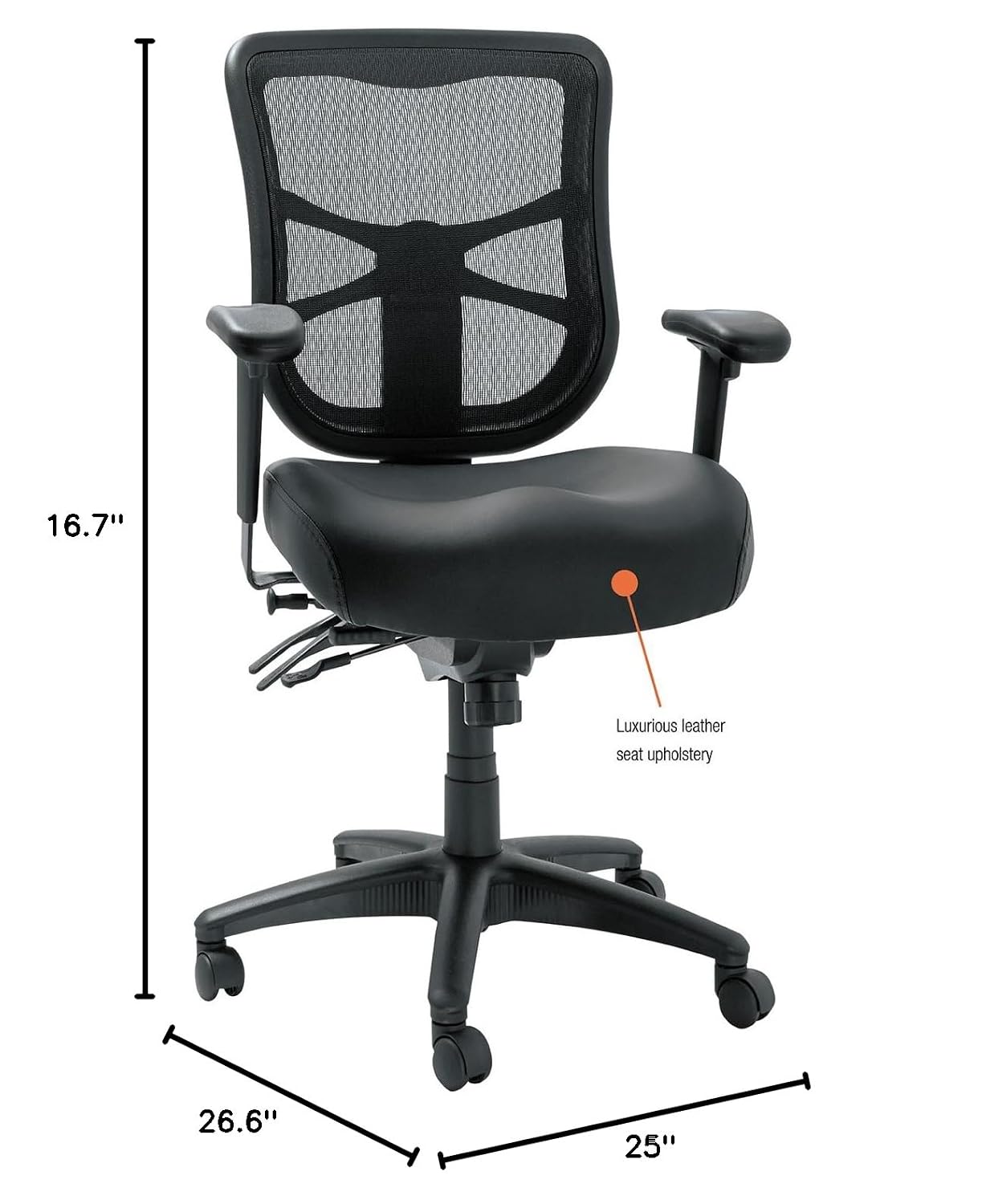 Mesh Mid-Back Multifunction Of - Task Chair Mid Back 评论和价格