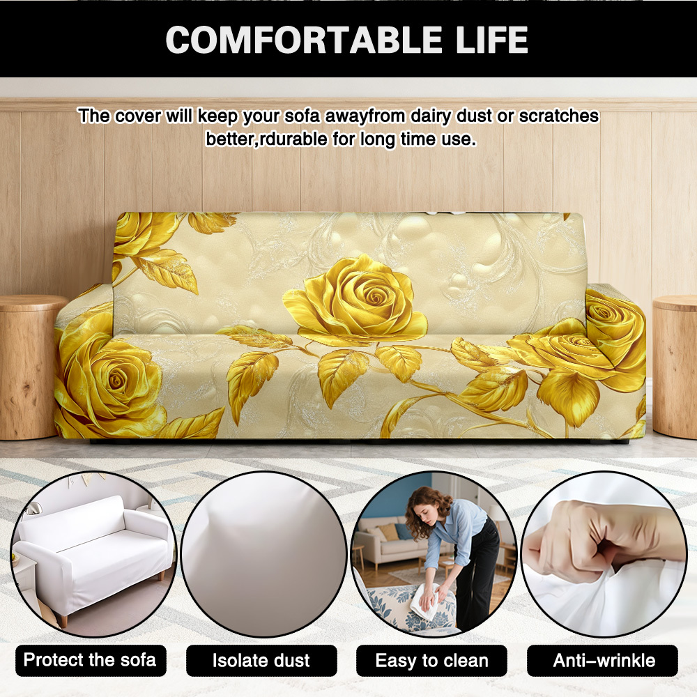 1pc Opulent Golden Rose Leaf P - Office Furniture Removal 评论和价格