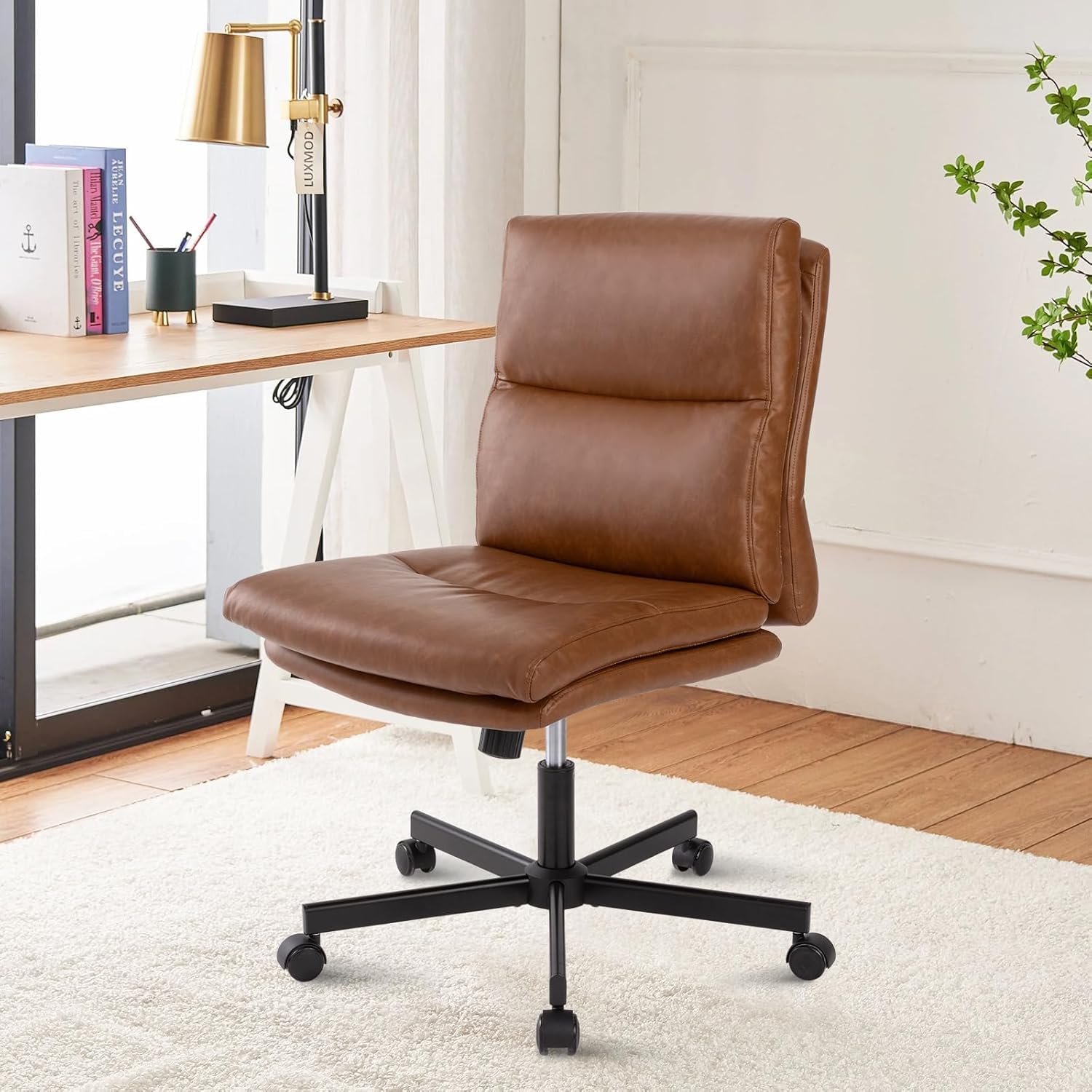 Armless Desk Chair, Mid-Back C - Task Chair Mid Back 评论和价格