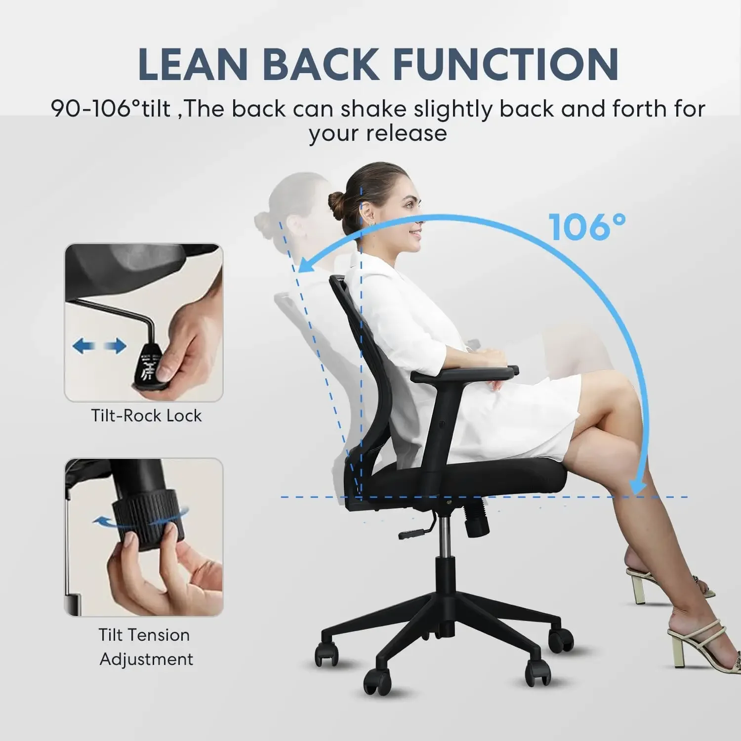 Ergonomic Office Chair Home Me - Task Chair Mid Back 评论和价格