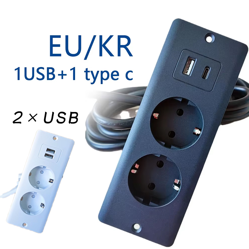 EU KR Table Recessed Sockets 2 - Office Furniture Manufacturers 评论和价格