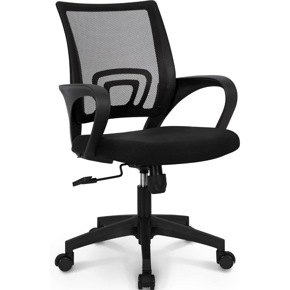 Black Mesh Gaming Office Chair - Task Chair Mid Back 评论和价格